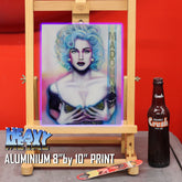 Madonna Canvas Art by Chris Tutty - Queen of Pop Portrait